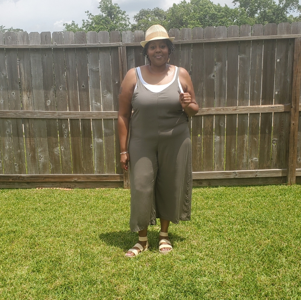 Olive Cami Jumpsuit